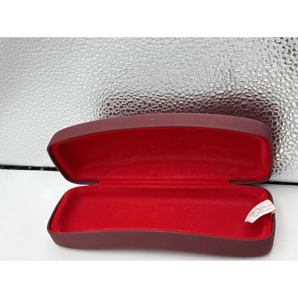 Genuine Ray-Ban Burgundy Red Hard Sunglasses Eyeglasses Case Empty Replacement